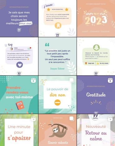 feed instagram damier profil professionnel Instagram