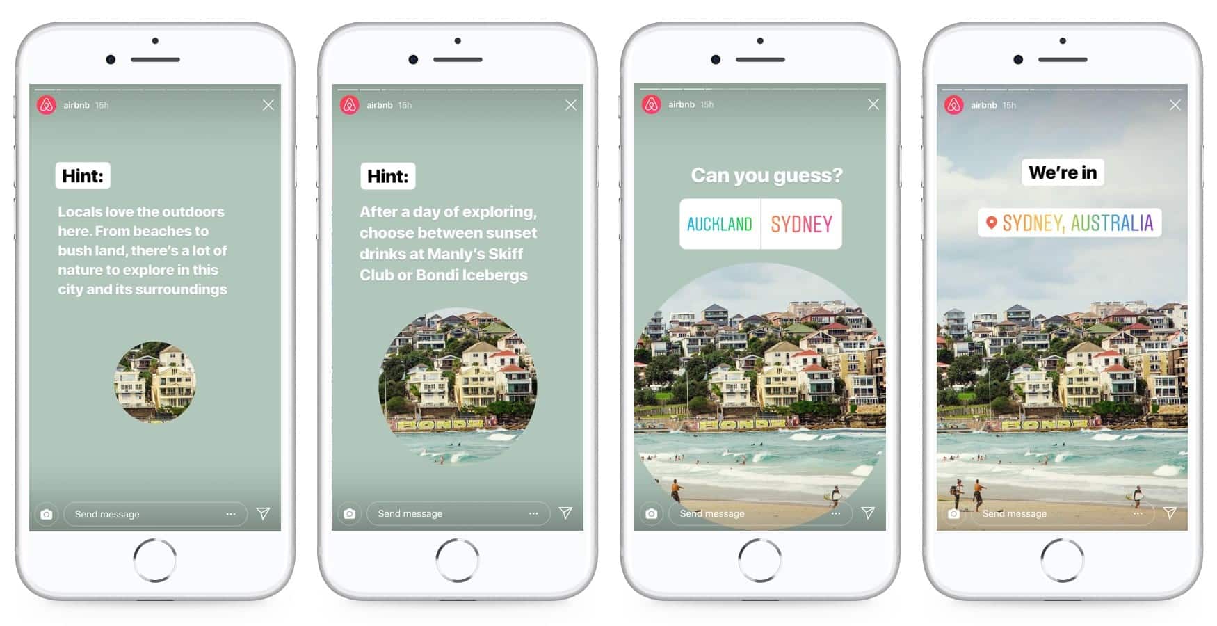 Création de contenu visuel - AirBnb-Instagram-Stories-Example