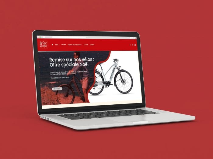 Mockup laptop La Courcyclette