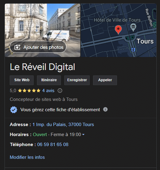 Développer sa visibilité - Google My Business