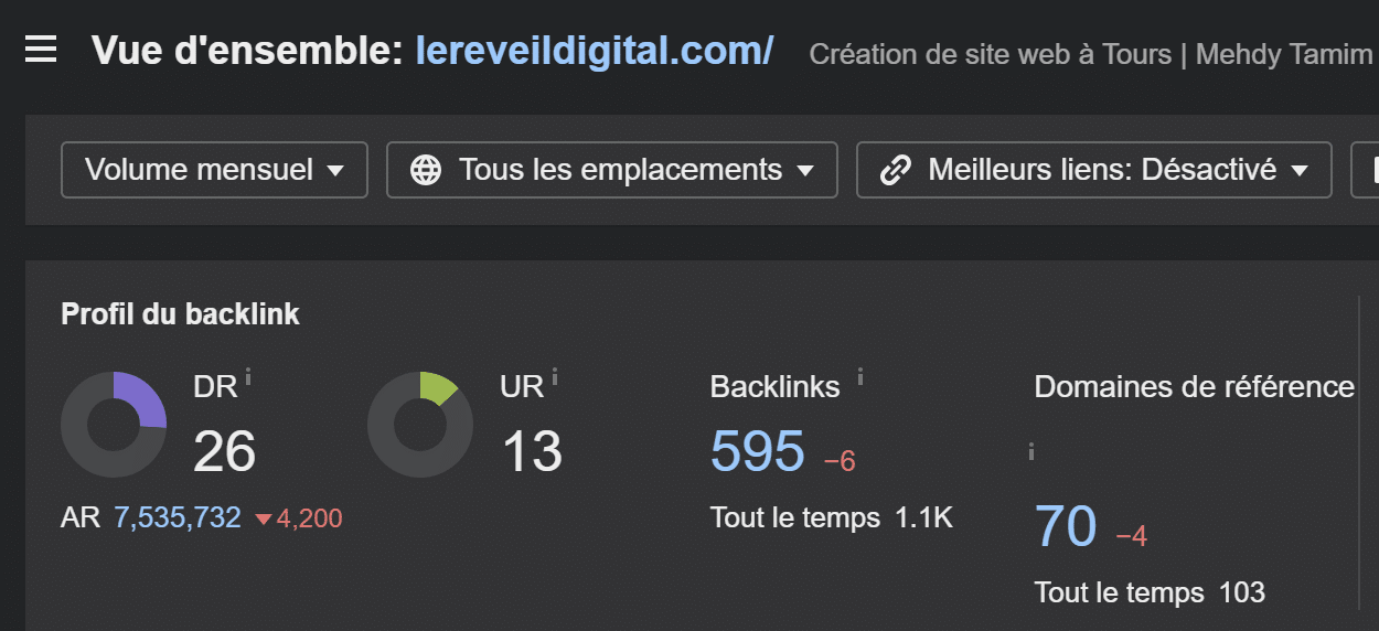 Backlinks Le Réveil Digital
